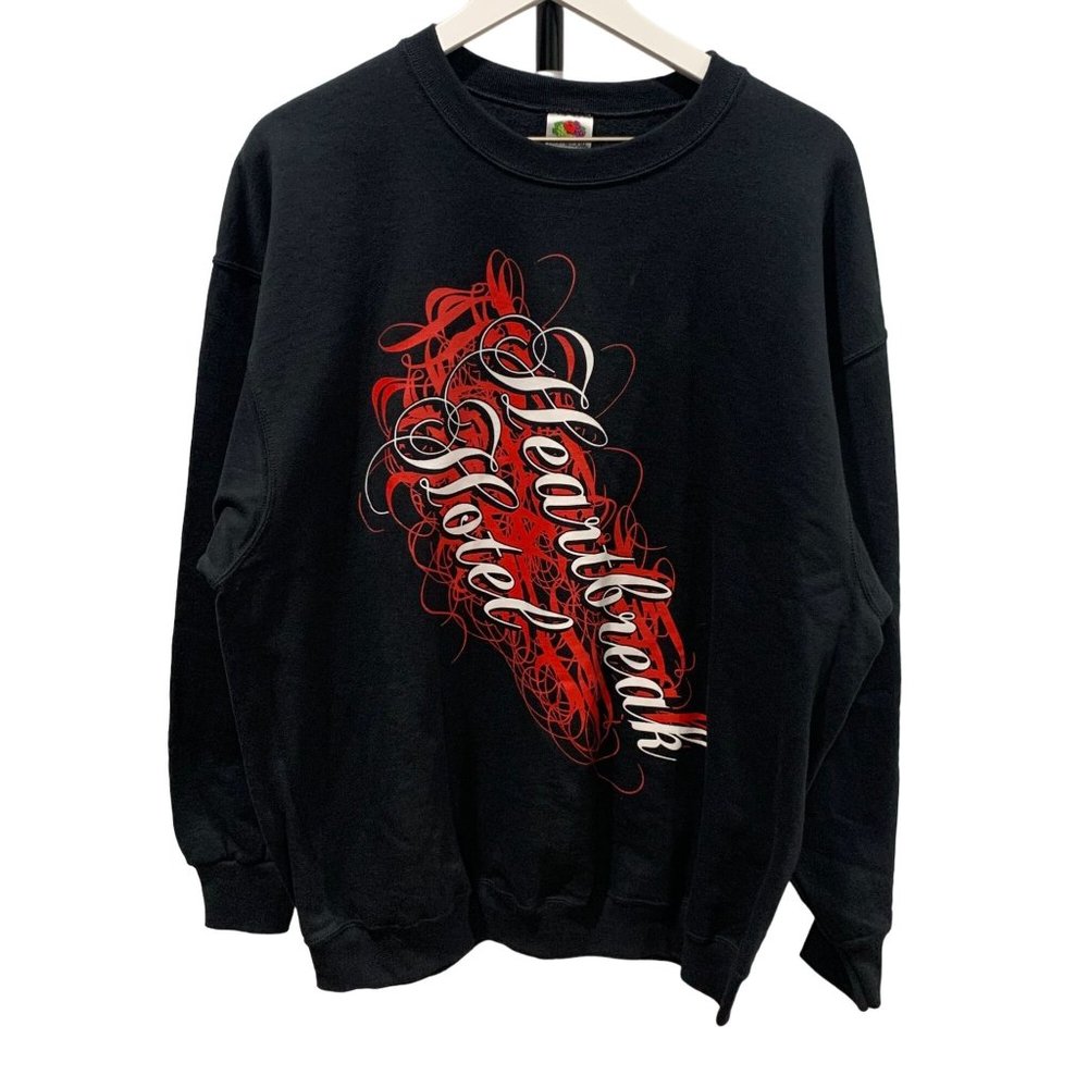 Fruit Of The Loom HeartBreak Hotel Graphic Sweater XL